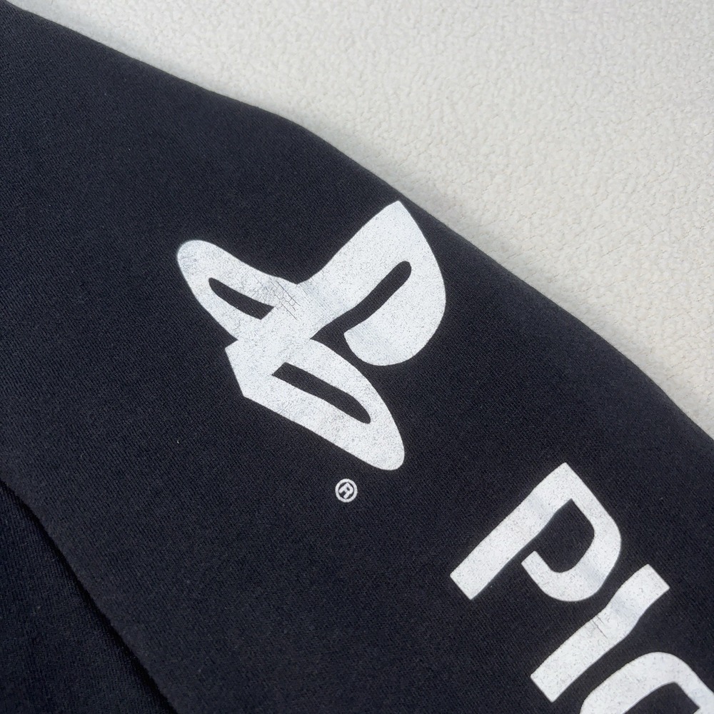 PlayStation Graphic T-Shirt M Black 100% Cotton Sony Video Game Y2K Spellout - Picture 10 of 16